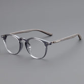 Rane TR90 Vintage Eyeglass Frame Cat Eye Frames Southood Clear Grey